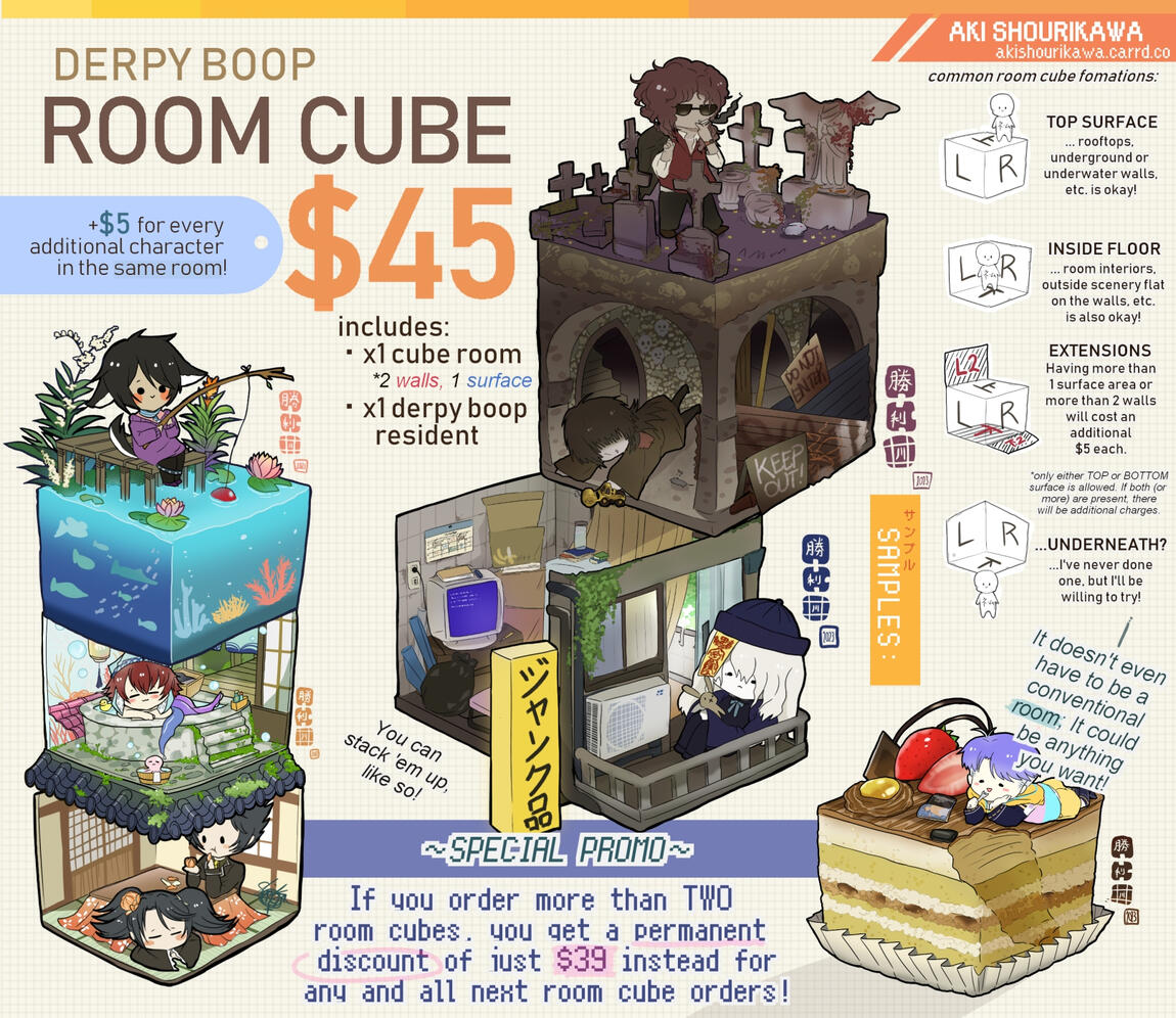 LIMITED Derpy Boop Room Cube